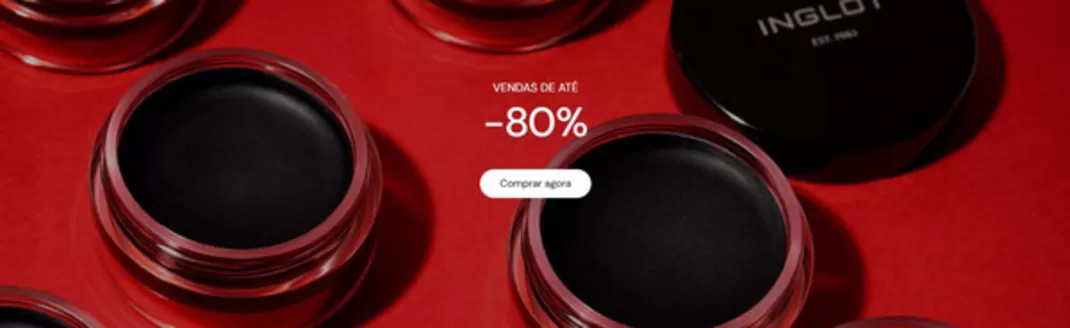 Catálogo Inglot em Fátima | -80% | 2026-04-15T00:00:00.000Z - 2026-04-30T00:00:00.000Z
