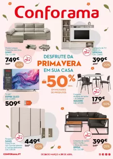 Catálogo Conforama | Primavera Até -50% | 2026-03-26T00:00:00.000Z - 2026-04-29T00:00:00.000Z