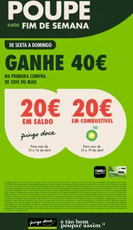 Catálogo Pingo Doce em Fátima | Folheto Poupe Este Fim de Semana | 2026-04-10T00:00:00.000Z - 2026-04-19T00:00:00.000Z